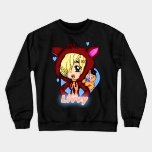 Livdaneix | Livvy| FNAF Crewneck Sweatshirt